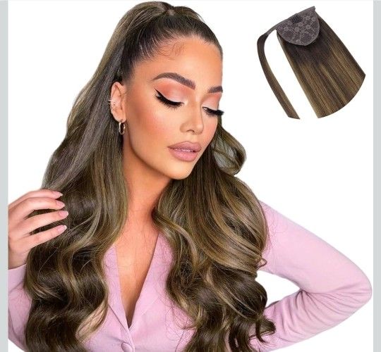 Human Hair Ponytail-PLZ READ DESCRIPTION!