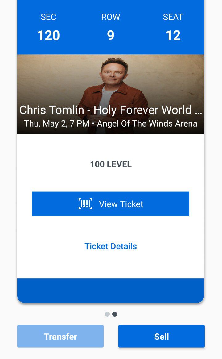 Chris Tomlin Holy Forever Tour 5/2