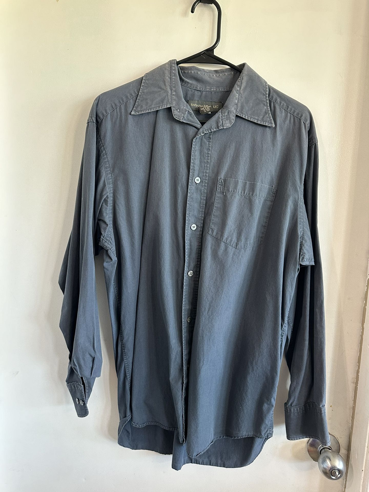 Mens Long Sleeve Shirt Size M 