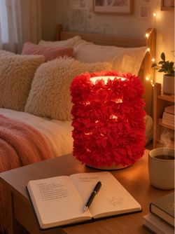 Feather Bedside Table Lamp