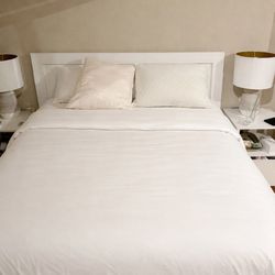 White Queen Headboard