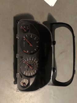 1997-01 Honda Prelude Gauge cluster Manual With Bezel 
