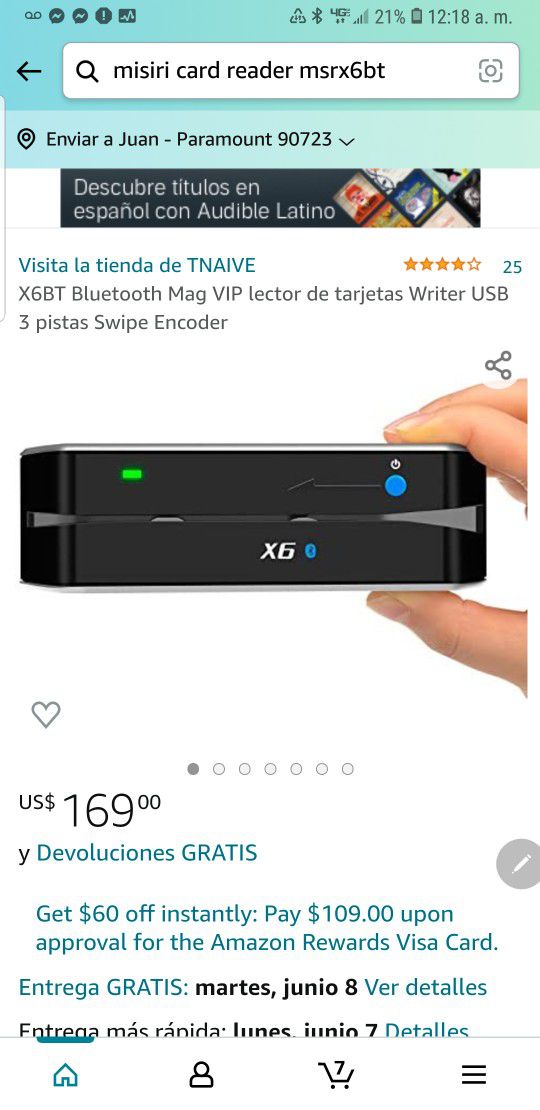 ギフト】 Misiri X6BT Bluetooth Mag VIPカード リーダー ライター エンコーダー