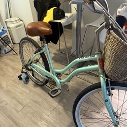 Nice beach cruiser bike. 130 or best offer!! Located in PB ready to ride!!