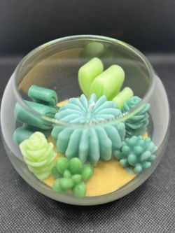 Cactus Bowl Candle