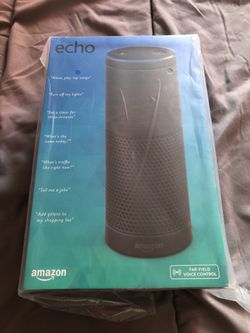 Brand New 1st Gen Echo Alexa, still in its original packaging
