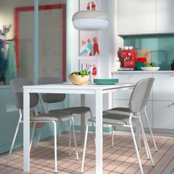 Glass Top Dining Table