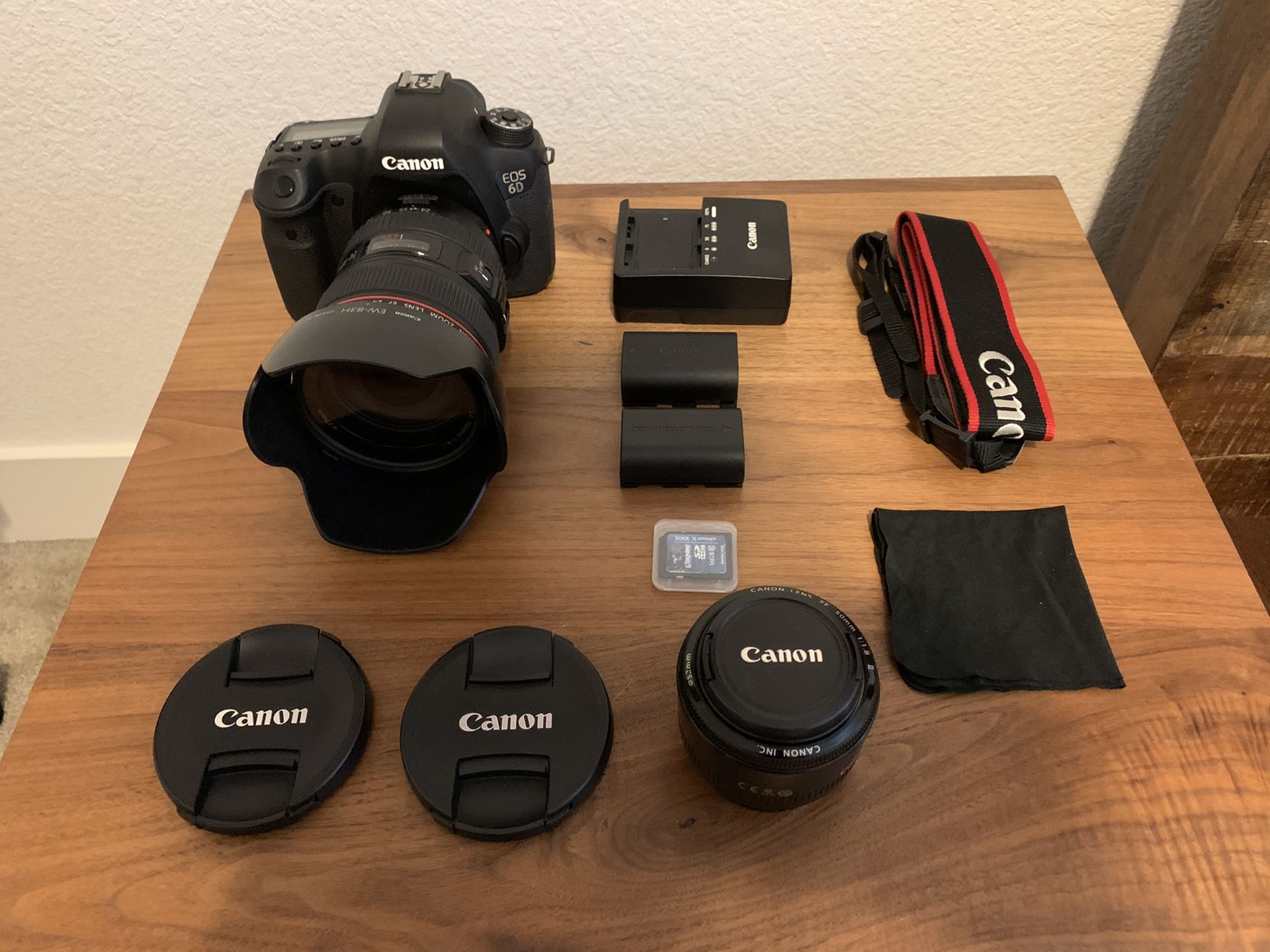 Canon EOS 6D DSLR Camera + Lenses & Accessories