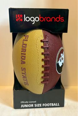Logo Brands Florida State Junior Football, Brown/Gold, Lifetime Guarantee