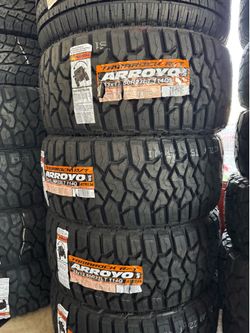 📲💯33x12.50R22 vendo set de llantas nuevas arroyo rt
