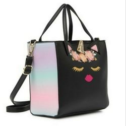 LUV BETSEY BY BETSEY JOHNSON Gwen Mid Size Animal  Satchel