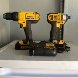 Dewalt Drills With Battery And Chargers 