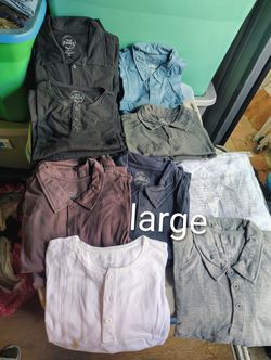 Men's Shirts $2-$3 Each Size S- 3XL