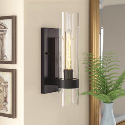 Duchesne Light Black Armed Sconce $25
