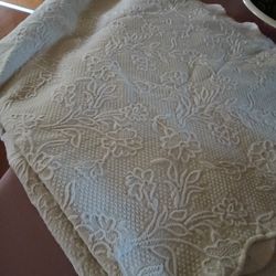 Coverlet + curtains