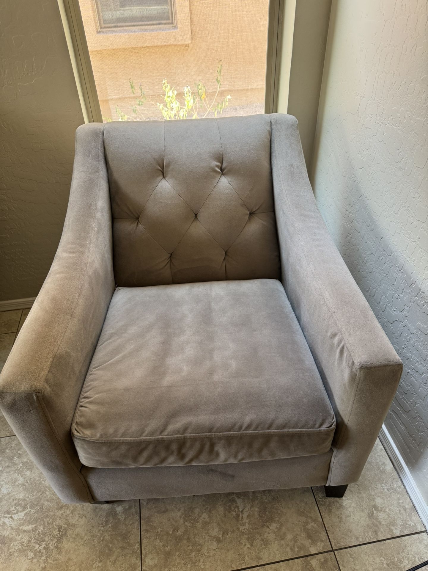 2 Light Brown Chairs
