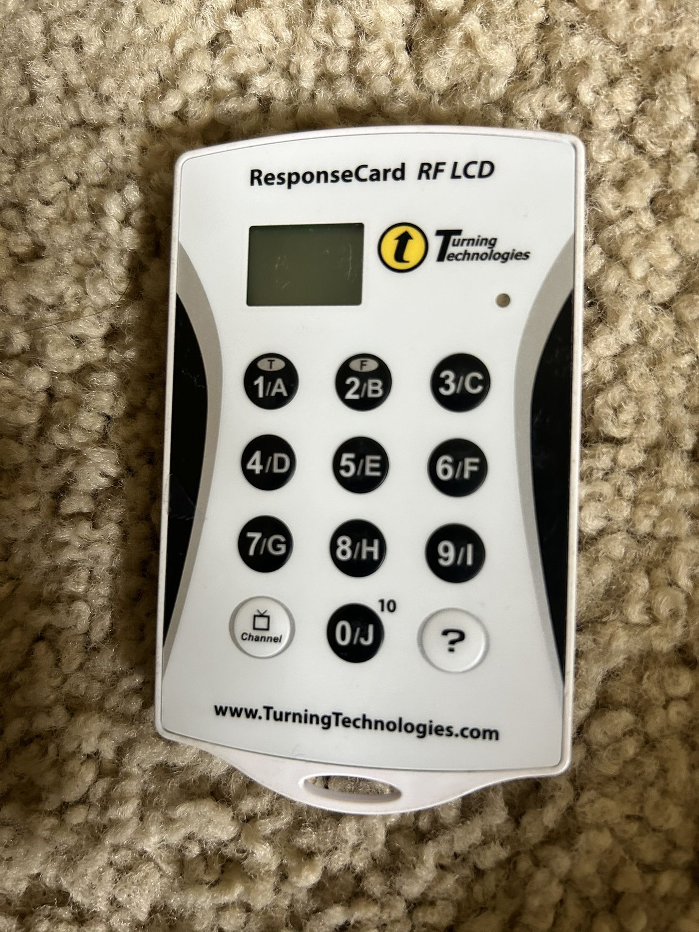 Turning Technologies Response Card RF LCD RCRF-03