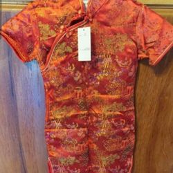 Halloween Costume Girls Traditional Chinese Size Child 8 New SB1