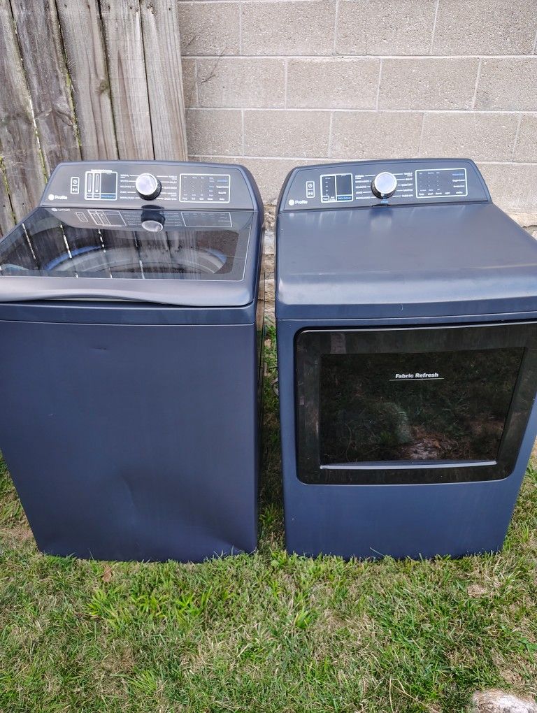 GE Profile Washer And Dryer Set