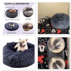 Dog & cat Bed  With  Bowls 
