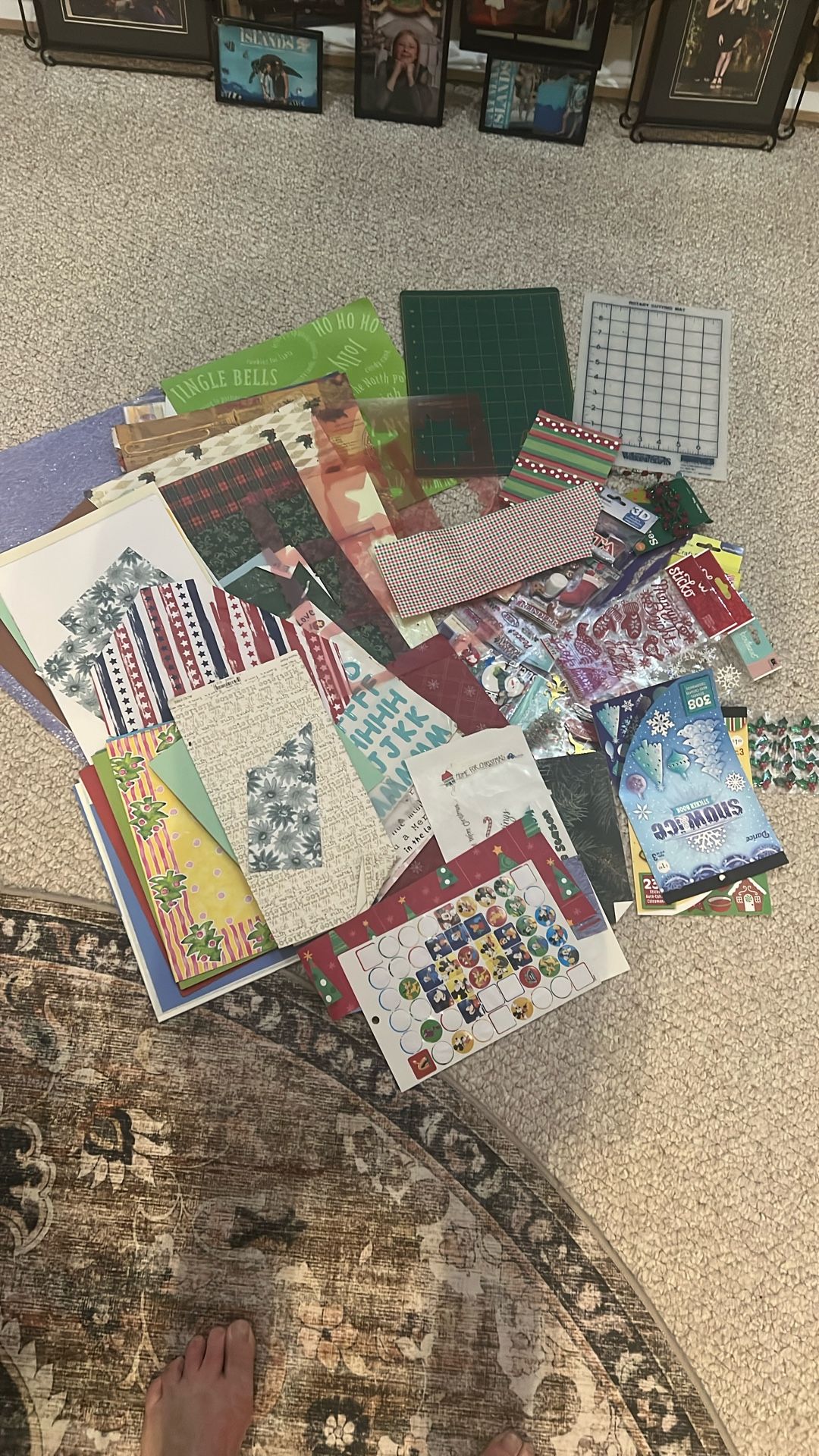 Christmas , Military, Etc Papers, Stencils