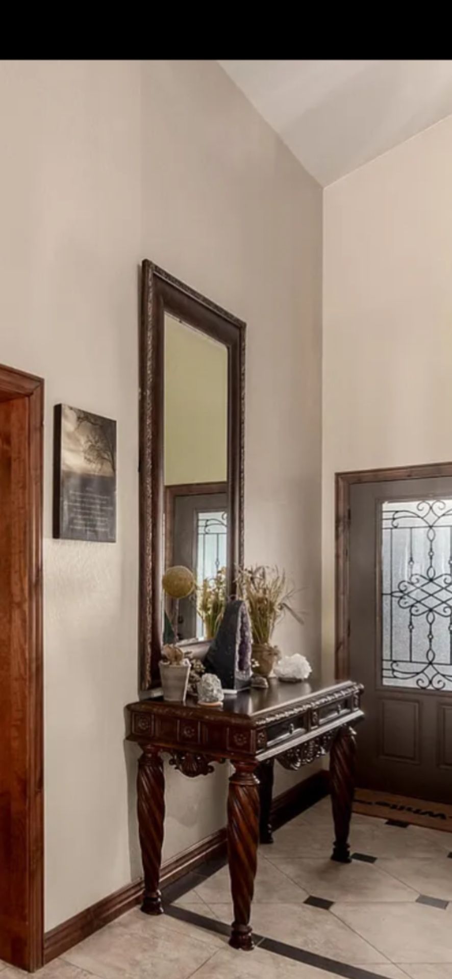 Mirror And Table For Sale