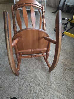 Antique rocking chair.