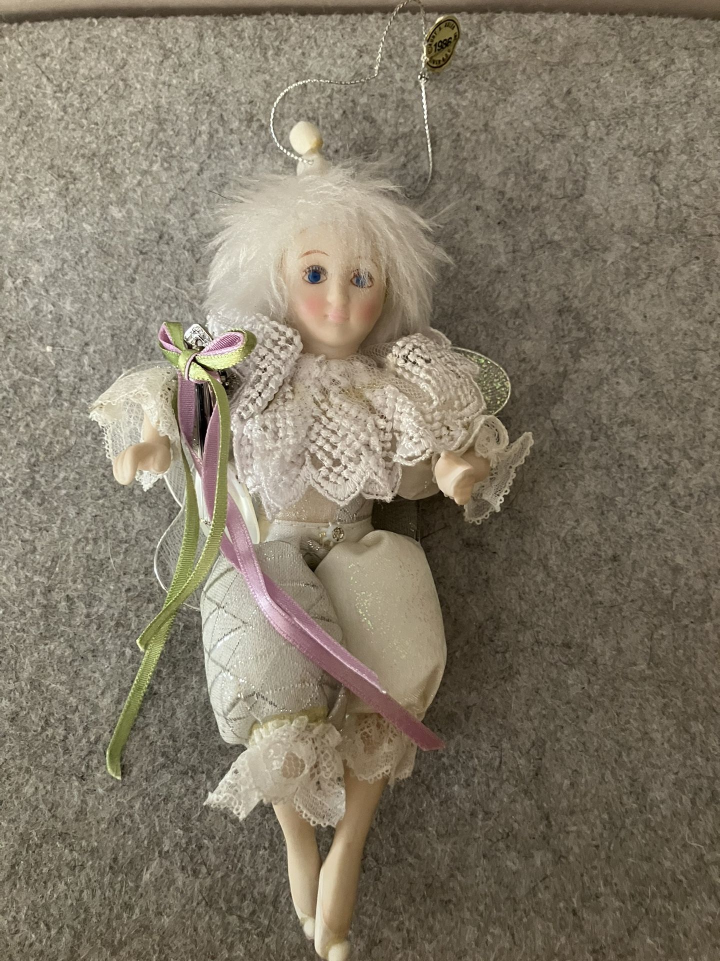 Kurt & Adler Vintage Porcelain Fairy Ornament