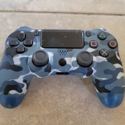PS4 Controller - Blue Camouflage - Playstation 4 Joystick - PS3 - Playstation 3 - Wireless - Bluetooth