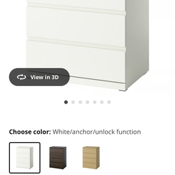 Ikea 4-drawer dresser