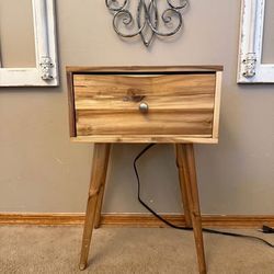 Nightstand with Outlets & USB