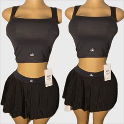 Pleated Skirt Set
