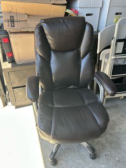 Leather office chair