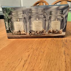 Home Essential Mason Jar Candle Holders 