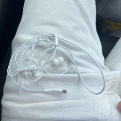 White And Silver Headphones