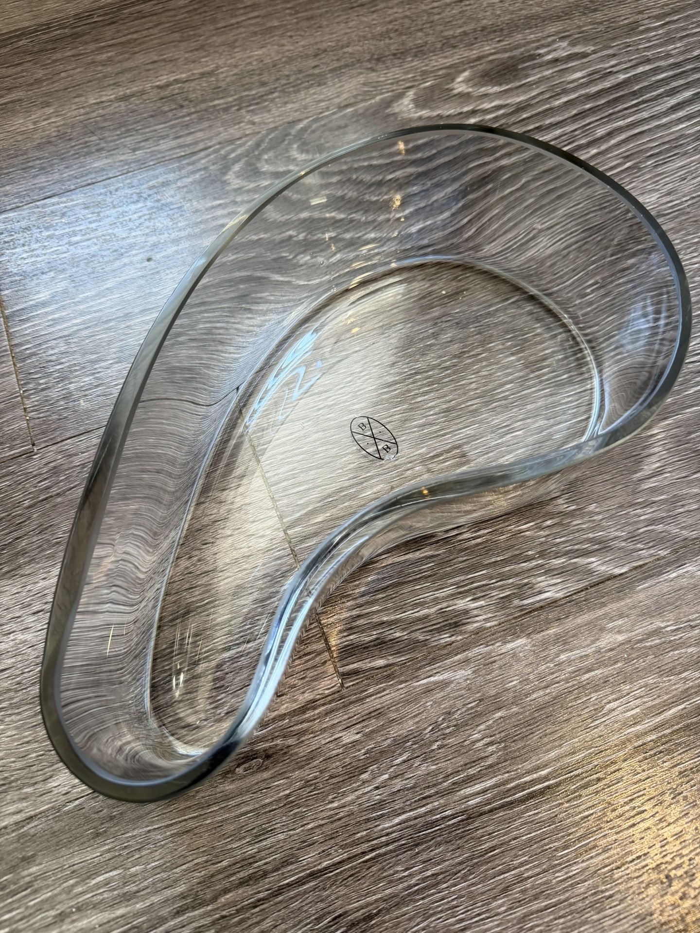 Vintage Barbara Barry Low Vase - Smoke Color