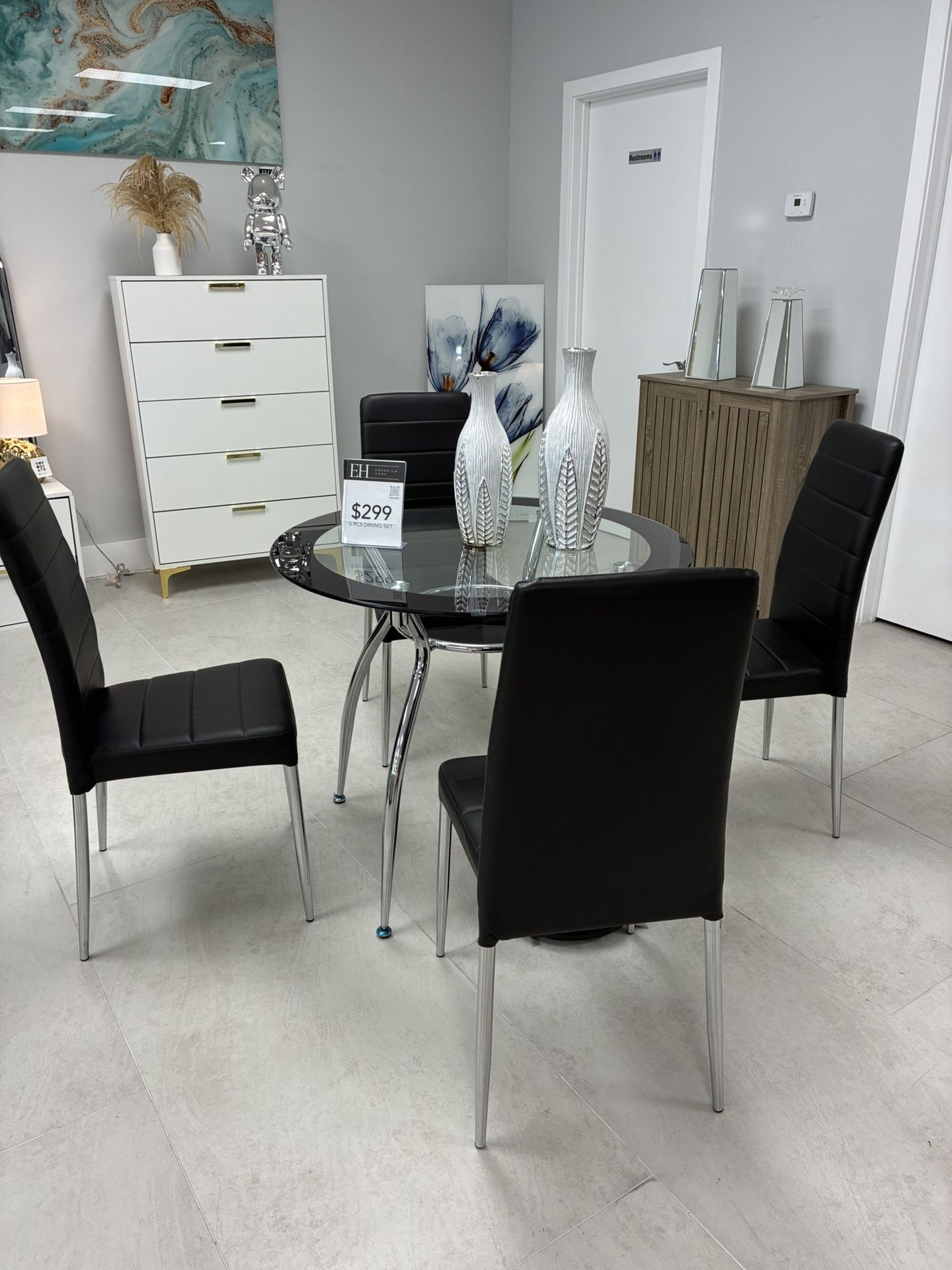 New Dining Table Set 5 PCs 