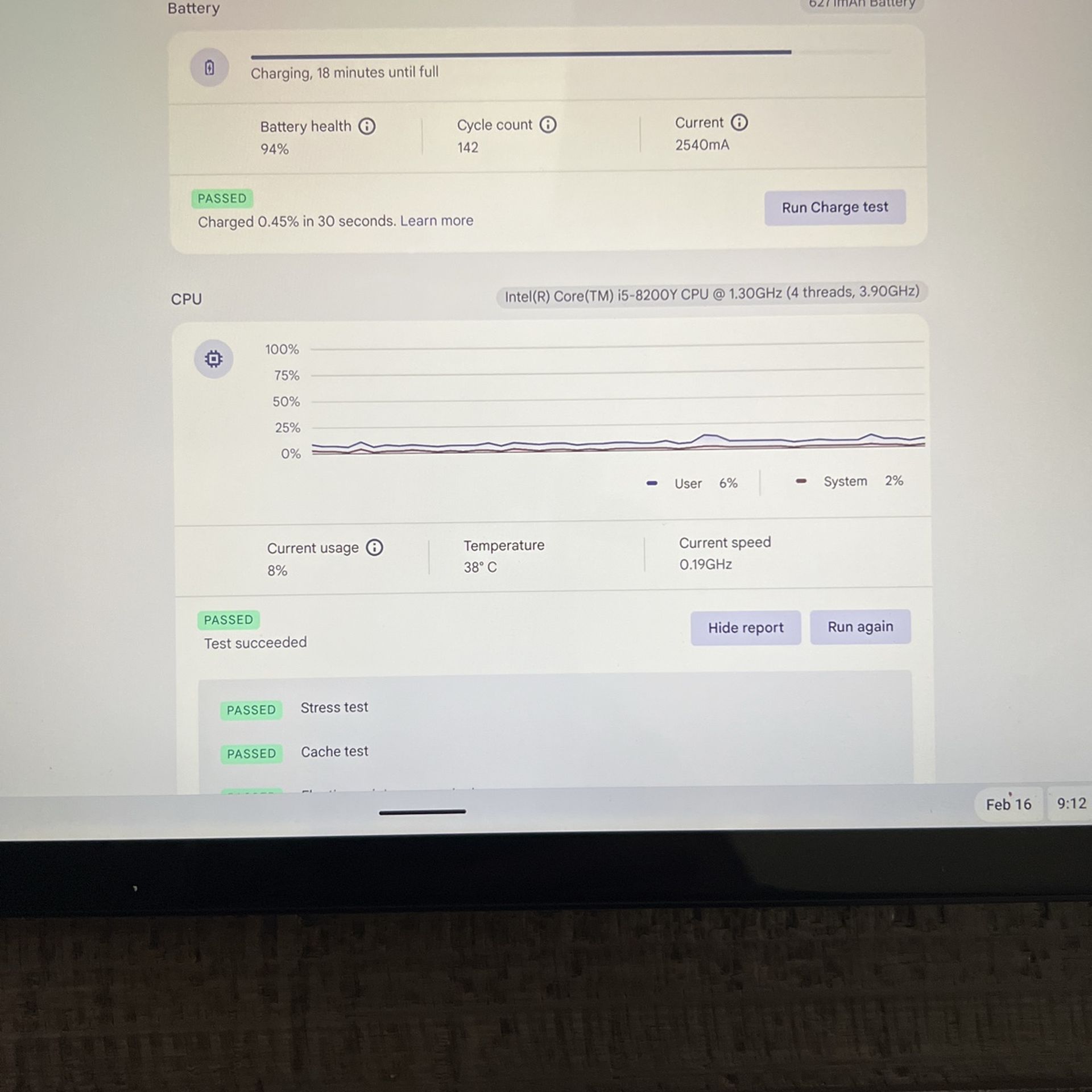 13in Chromebook Pixel Tablet I5 8GB Ram