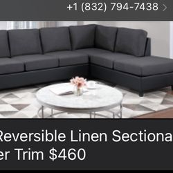 Gray Sectional Sofa 