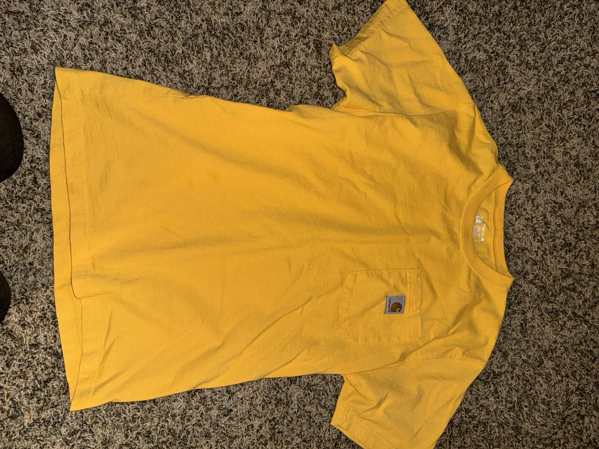 Carhartt Men’s Loose Fit Shirt Size Small Yellow