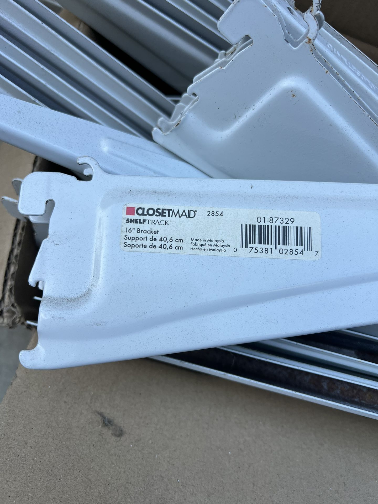 Closet Maid Shelving And Brackets