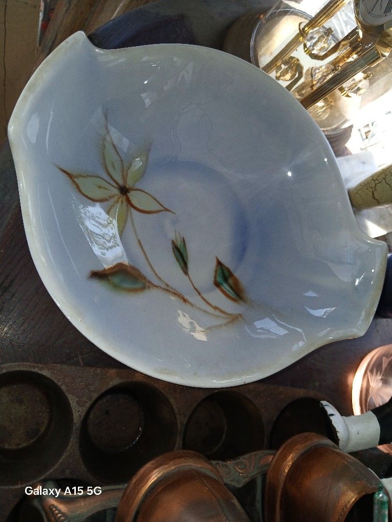 Antique Hand Painted Porcelain Bowl