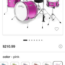 Pink Drum Set