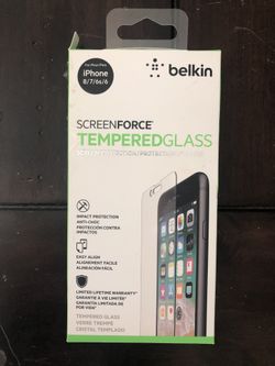 BELKIN SCREENFORCE SCREEN PROTECTOR FOR IPHONE 6/6s/7/8