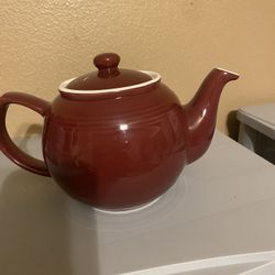 Burgundy Tea Pot