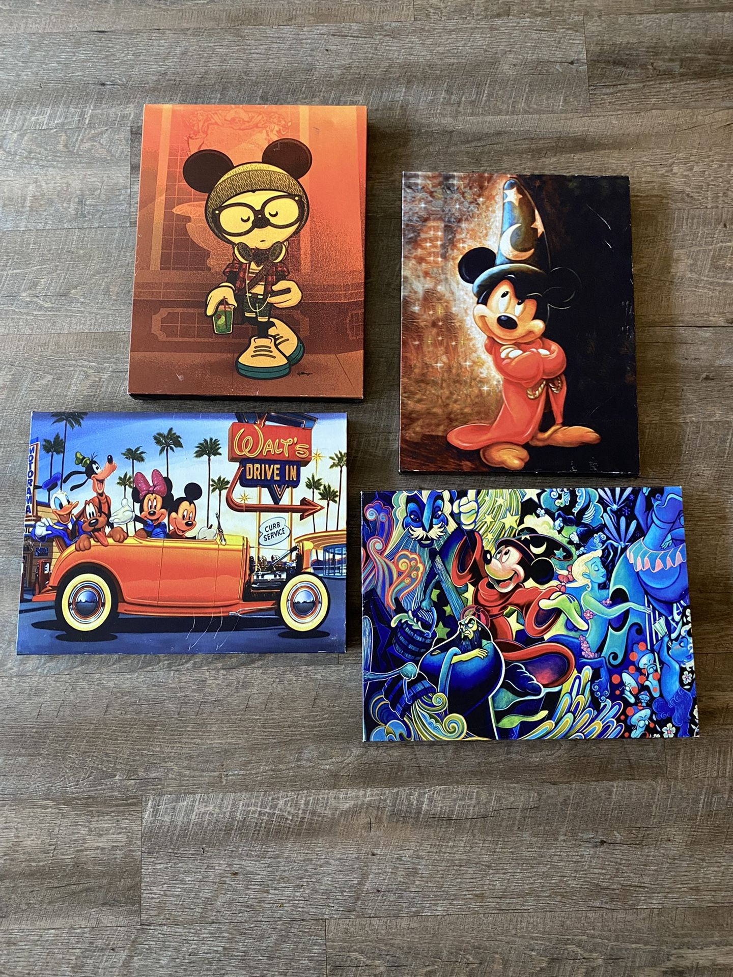 Canvas Disney Print Framed /4 Print Size 12*16