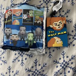 Universal Monsters NEW * Wolf Man Poster Clip * Blind Bag Key Series 2 Monogram
