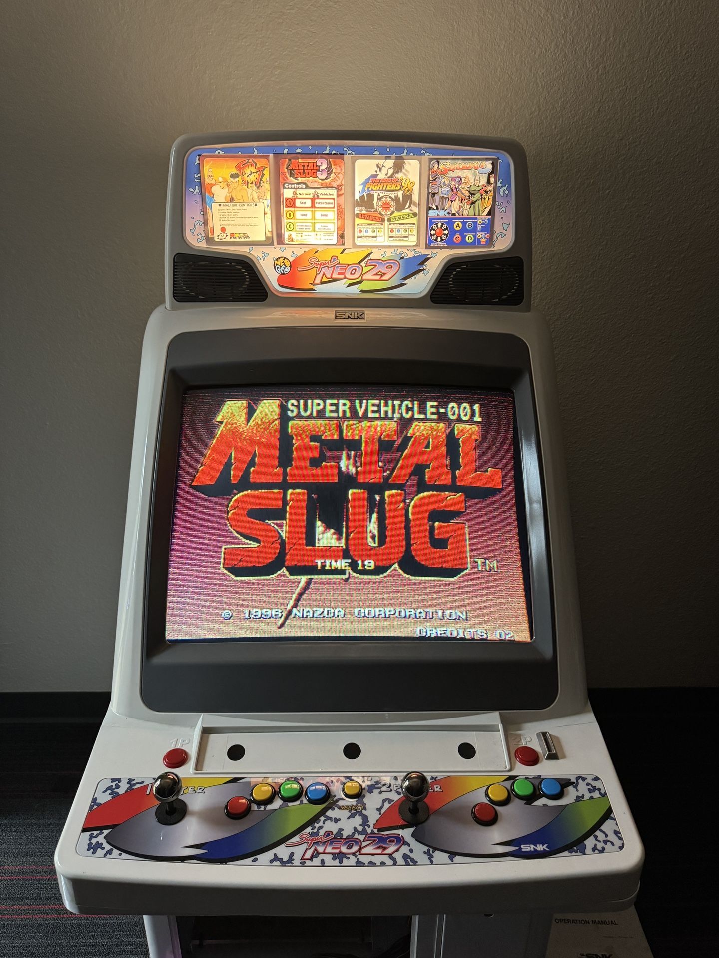For Sale: SNK Super Neo 29 Japanese Candy Cab. Neo Geo Arcade. L@@K!