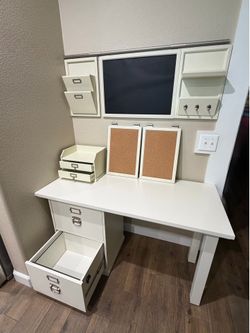 Pottery Barn Desk and Chair