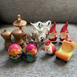 Lot Of Salt And Pepper Shakers
